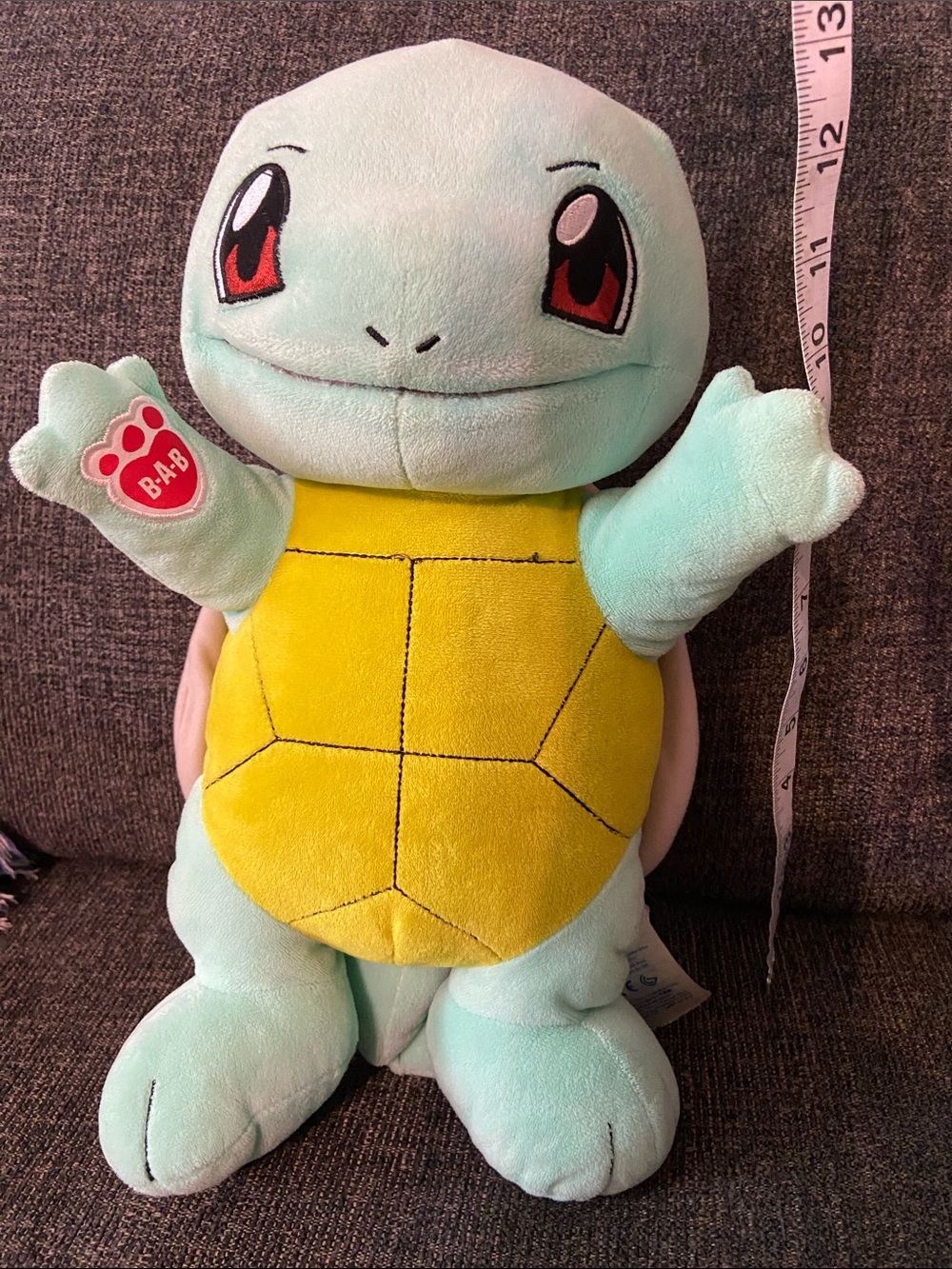 Build a Bear x Pokemon Squirtle Plush Stuffed Animal